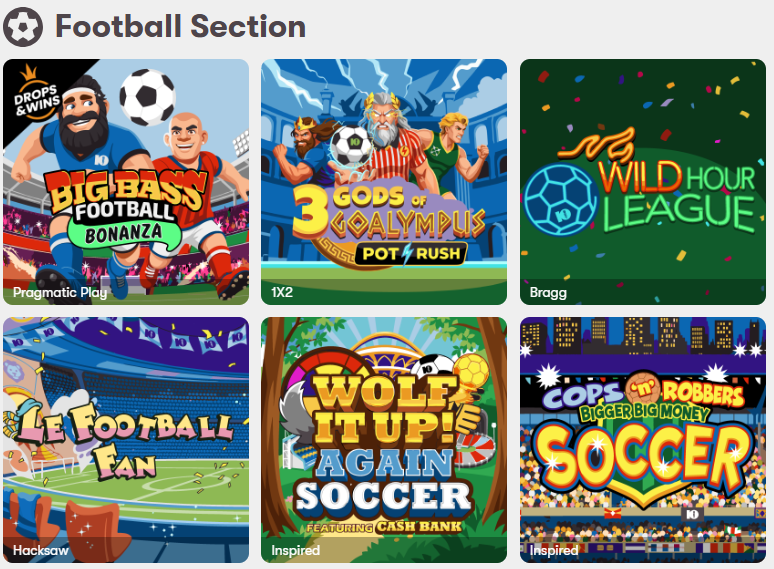 10Bet Football Section