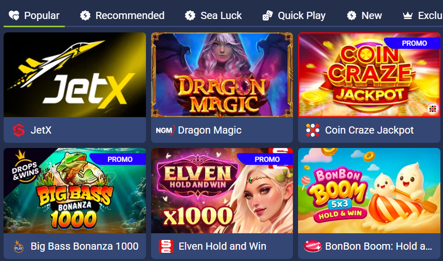 1Xbet Screen 02 Popular Slots