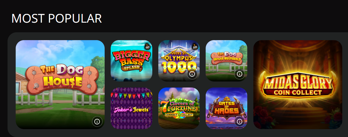 666Casino Most Popular Games