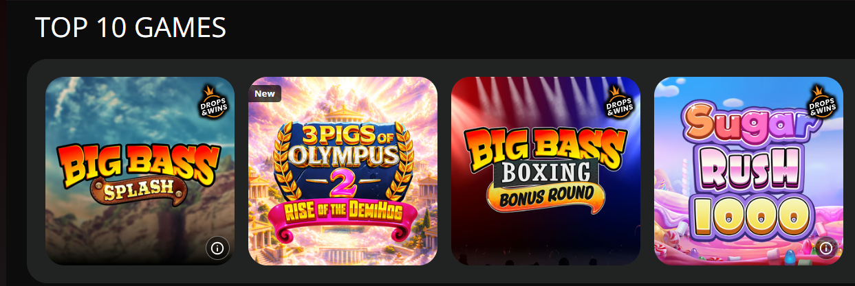 666Casino Top10 Games