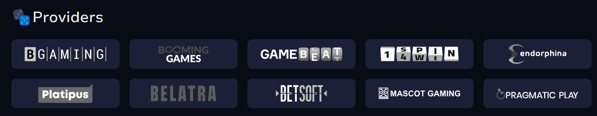 7Bit Game Providers