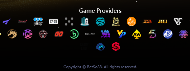Betso88 Screen 06 Game Providers