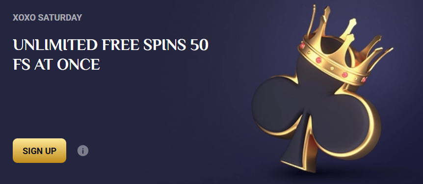 Casino Xo Xoxo Saturday Bonus 50 Free Spins