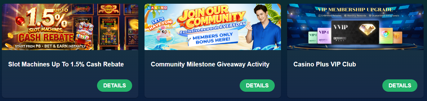 Casinoplus Promo Slot Rebate Community Vip Club