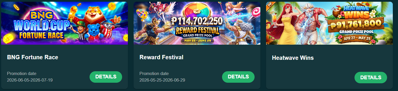 Casinoplus Promotions Bng Fortune Race Reward Festival