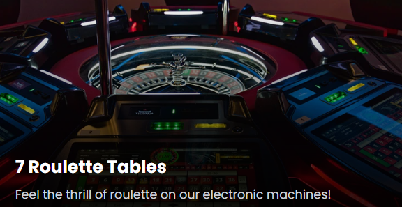 Empire Casino 7 Roulette Tables