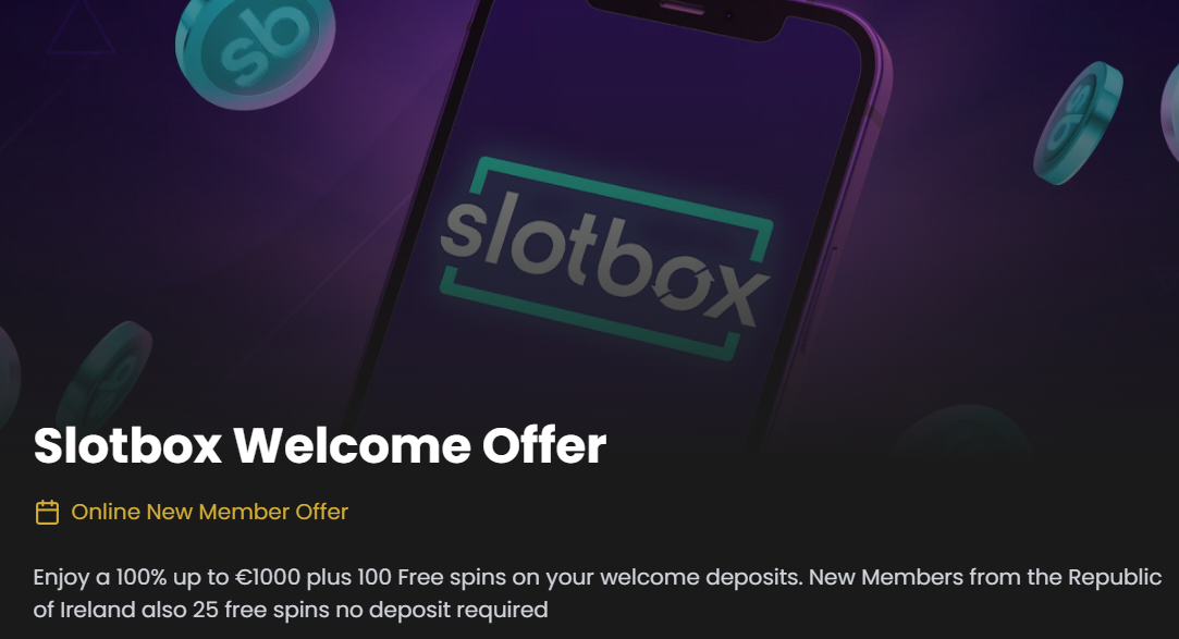 Empire Casino Slotbox Welcome Offer