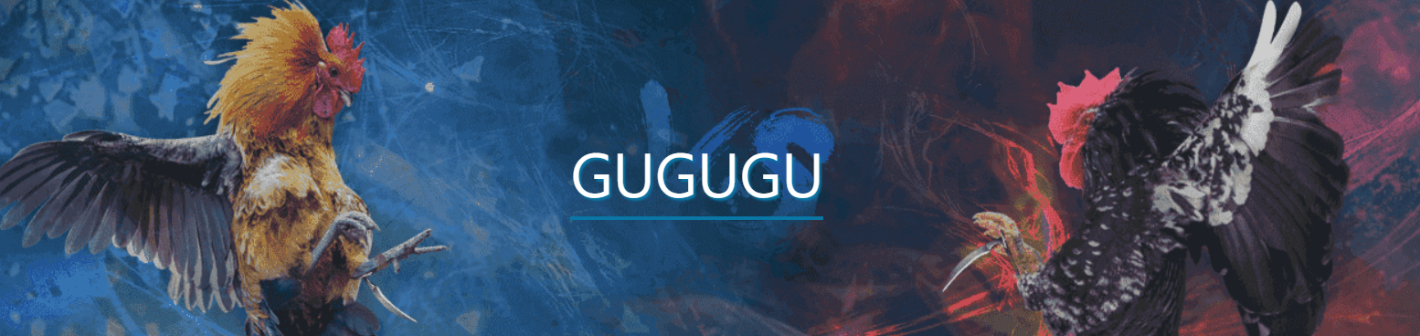 Hawkplay Casino Gugugu — Sabong cockfight betting section banner with two fighting roosters
