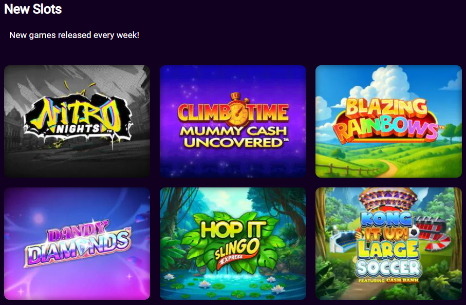 JackpotCity Casino New Slots — new games released every week