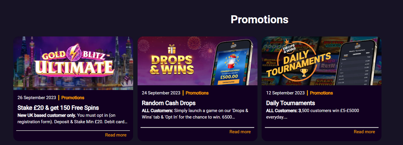 JackpotCity Casino Promotions — Gold Blitz 150 FS, Drops & Wins 6,500 prizes, Daily Tournaments 3,500 winners