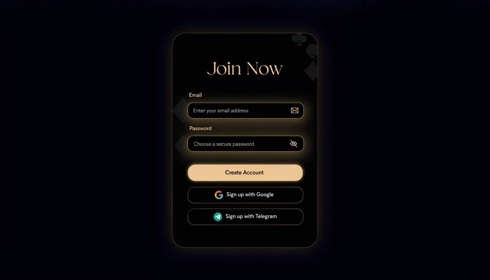 Menace Registration Form