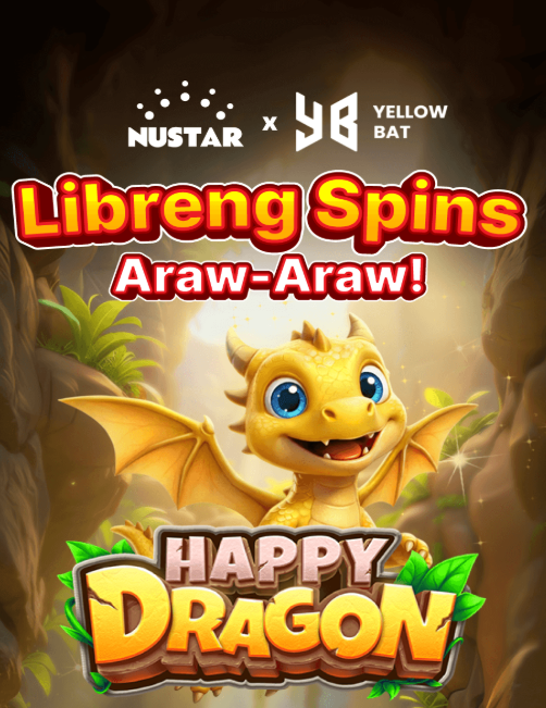 NuStar Casino x Yellow Bat — Libreng Spins Araw-Araw on Happy Dragon slot