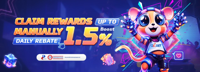 Okbet Screen 16 Daily Rebate Banner