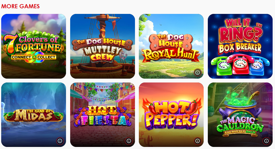 Red Casino More Games
