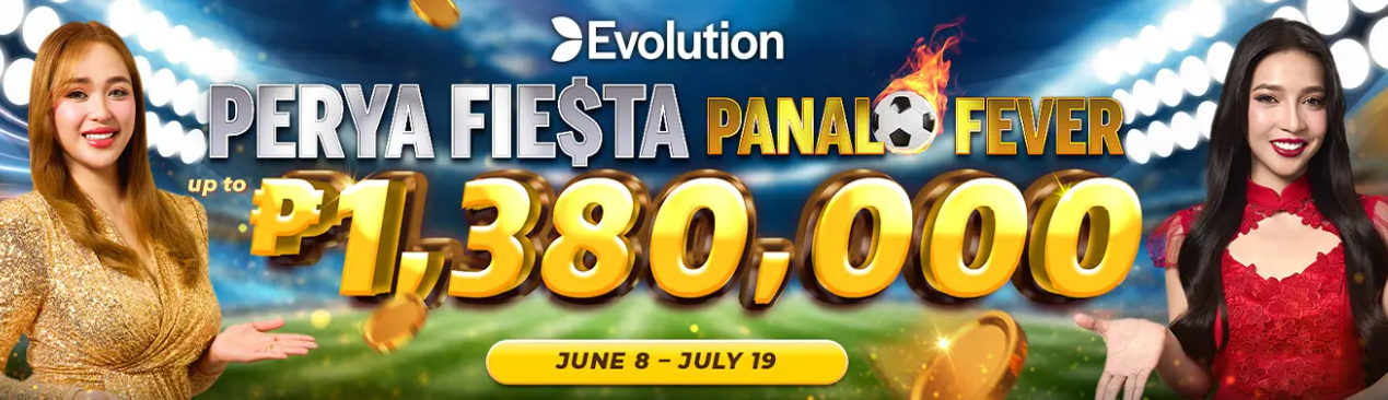 S5 Casino Evolution — Perya Fiesta Panalo Fever up to ₱1,380,000 prize pool June 8 to July 19 2026